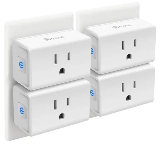Alt view image 7 of 12 - Plug Mini 15A, Smart Home Wi-Fi Outlet Works with Alexa, Google Home & IFTTT, No Hub Required, UL Certified, 2.4G WiFi Only, 4-Pack(EP10P4) , White