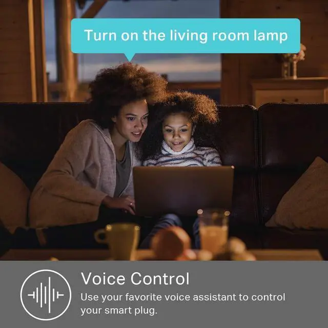 Alt view image 12 of 14 - Plug HS103P4, Smart Home Wi-Fi Outlet Works with Alexa, Echo, Google Home & IFTTT, No Hub Required, Remote Control, 15 Amp, UL Certified, 4-Pack, White