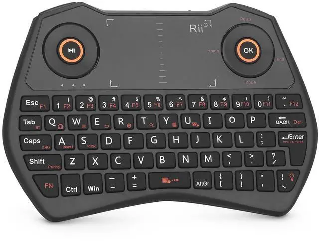 Alt view image 8 of 14 - K28 Bluetooth Mini Keyboard Remote Control with Touchpad Moue Combo,Backlit 2.4GHz Wireless Keyboard with Rechargeable Battery for Android TV Box,PC,Smart TV(2.4G and Bluetooth)