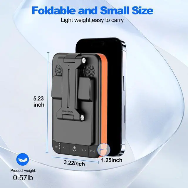Alt view image 9 of 14 - Bluetooth Speaker Phone Stand with Charging Function,Portable Foldable Slim Stand,Birthday Gifts for Men and Women Tech Gadgets