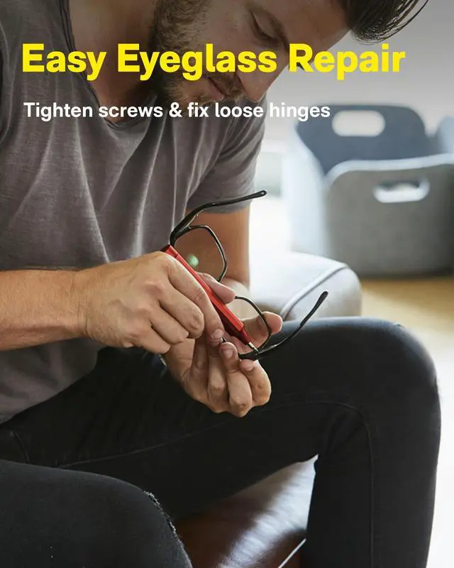Alt view image 9 of 14 - 24 in 1 Mini Screwdriver Set, Magnetic Torx Bit Set, Eyeglass Repair Kit, EDC Pen Screwdriver for Electronics, Watches, Phones, Laptops, Cameras, Gadgets for Men, Cinnabar Red