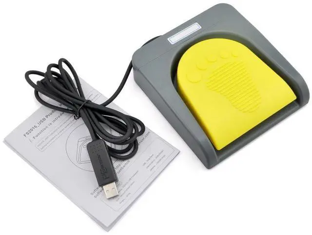 Alt view image 13 of 14 - USB Single Foot Switch Control One Key Customized Computer Keyboard Action Pedal HID