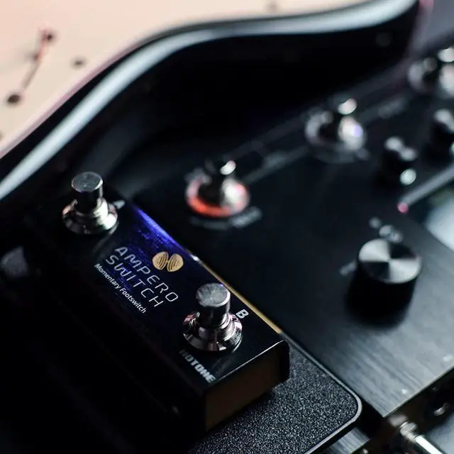 Alt view image 13 of 14 - Dual Footswitch Pedal Momentary 2-Way Pedal Foot Switch Controller Ampero Switch 6.35 mm