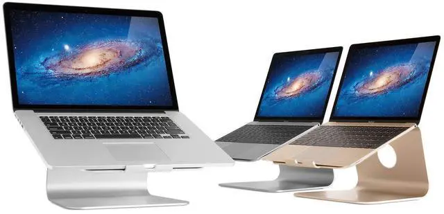 Alt view image 9 of 10 - 10032 mStand Laptop Stand, Silver (Patented)
