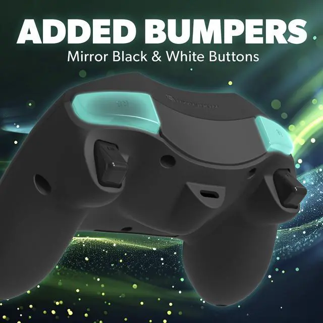 Alt view image 9 of 12 - DuchesS Wired Controller for Xbox Series X|S, Xbox One, Windows 10|11, PC, with Hall Effect Joysitcks, Audio Jack, Impulse Triggers, Black - Officially licensed