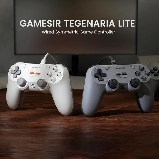 Alt view image 8 of 12 - Wired Game Controller For Switch, Android, iOS, PC, Steam With Retro 90s Design, Hall Effect Sticks, 1000Hz Polling Rate, Dual Rumble Motors, Mappable Back Buttons, Ultra-Low Latency