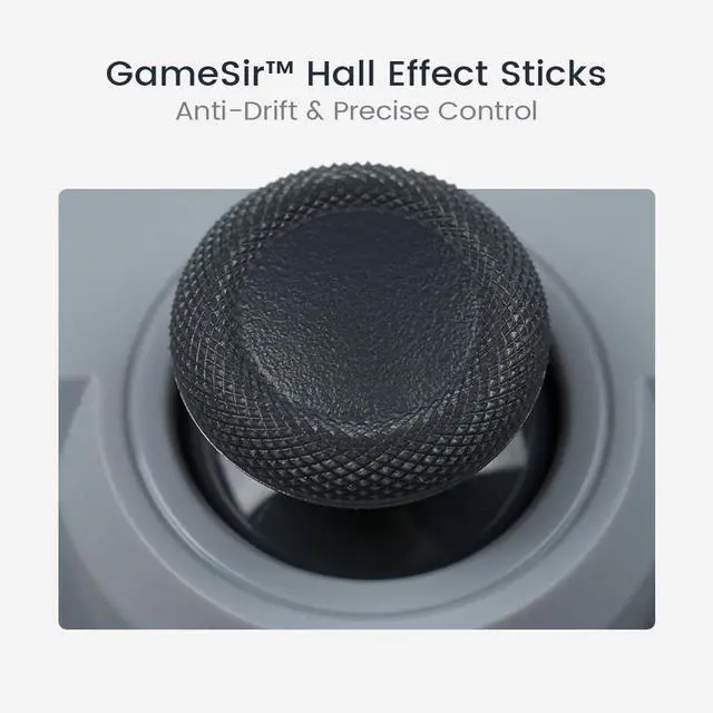Alt view image 11 of 12 - Wired Game Controller For Switch, Android, iOS, PC, Steam With Retro 90s Design, Hall Effect Sticks, 1000Hz Polling Rate, Dual Rumble Motors, Mappable Back Buttons, Ultra-Low Latency