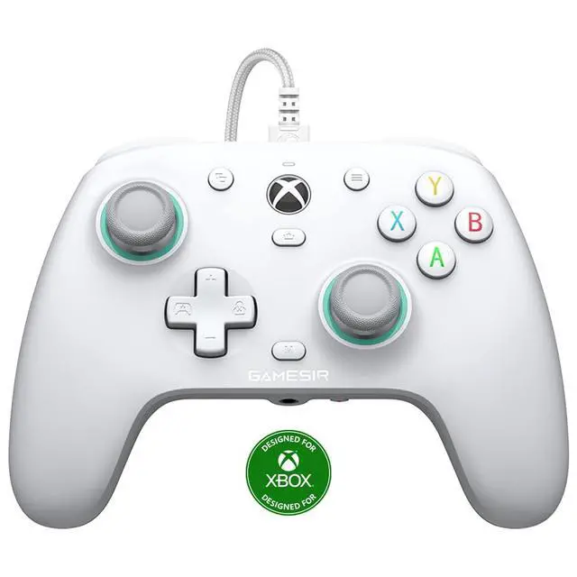 Alt view image 8 of 14 - G7 SE Wired Xbox Controller with Hall Effect Joysticks and Hall Triggers, Works with Xbox Series X|S, Xbox One, Windows 10/11 PC, Officially Licensed for Xbox, 1000hz, Mappable Back Buttons(White)