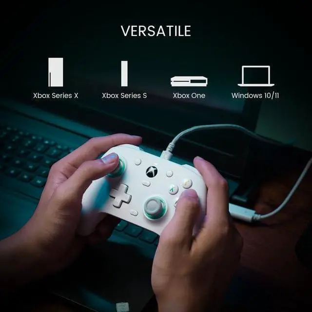 Alt view image 13 of 14 - G7 SE Wired Xbox Controller with Hall Effect Joysticks and Hall Triggers, Works with Xbox Series X|S, Xbox One, Windows 10/11 PC, Officially Licensed for Xbox, 1000hz, Mappable Back Buttons(White)
