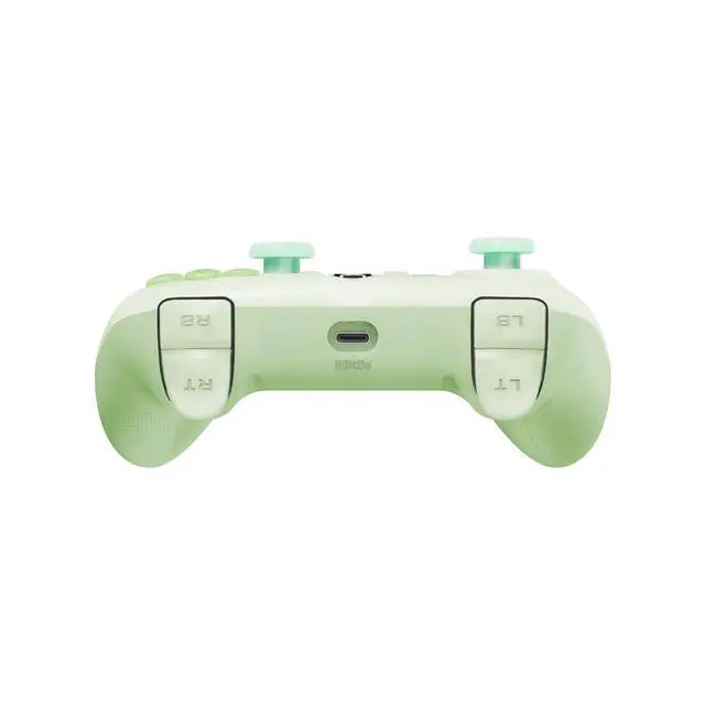 Alt view image 10 of 14 - Ultimate Mini Wired Controller for Xbox with RGB Lighting Fire Ring, Hall Effect Joysticks and Triggers, for Xbox Series X|S, Xbox One, Windows 10/11 - Officially Licensed (Translucent Green)