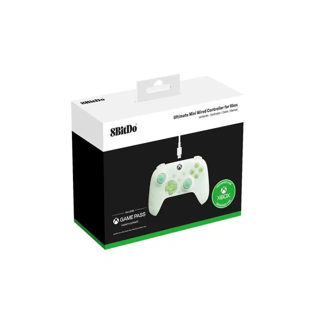 Alt view image 13 of 14 - Ultimate Mini Wired Controller for Xbox with RGB Lighting Fire Ring, Hall Effect Joysticks and Triggers, for Xbox Series X|S, Xbox One, Windows 10/11 - Officially Licensed (Translucent Green)