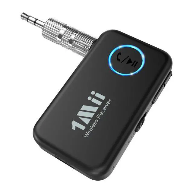 Alt view image 8 of 14 - Bluetooth 5.3 Music Receiver for Car/Home Stereo, Aux Bluetooth Adapter for Car with Volume Control Supports Hands Free Calls, 16H Battery Life