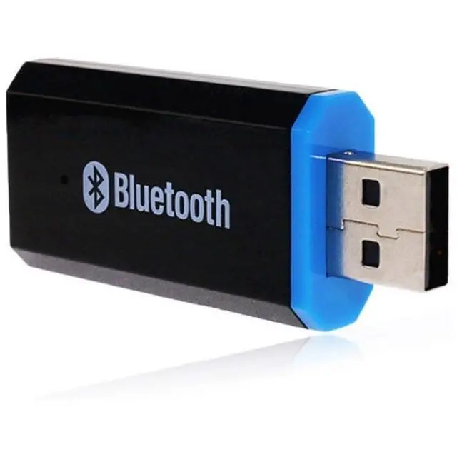 Alt view image 6 of 10 - USB Bluetooth Adapter, Bluetooth USB Audio Receiver Wireless Adapter for Home/Car Stereo , Portable Speakers with AUX in & 3.5mm Cable (Black)
