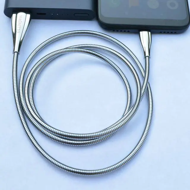 Alt view image 9 of 14 - USB Type C Cable, Metal Braided Cord 6ft 2-Pack, Fast Type-C Charger Durable USB-A to USB-C Charging Cable for Samsung Galaxy S21 S20+ S10 S9 S8 A51 Note PS5 Controller Pixel