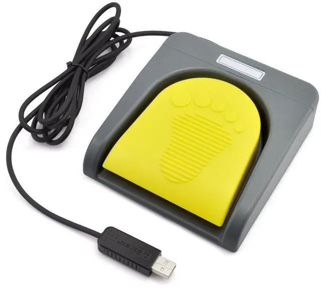 Alt view image 8 of 14 - USB Single Foot Switch Control One Key Customized Computer Keyboard Action Pedal HID