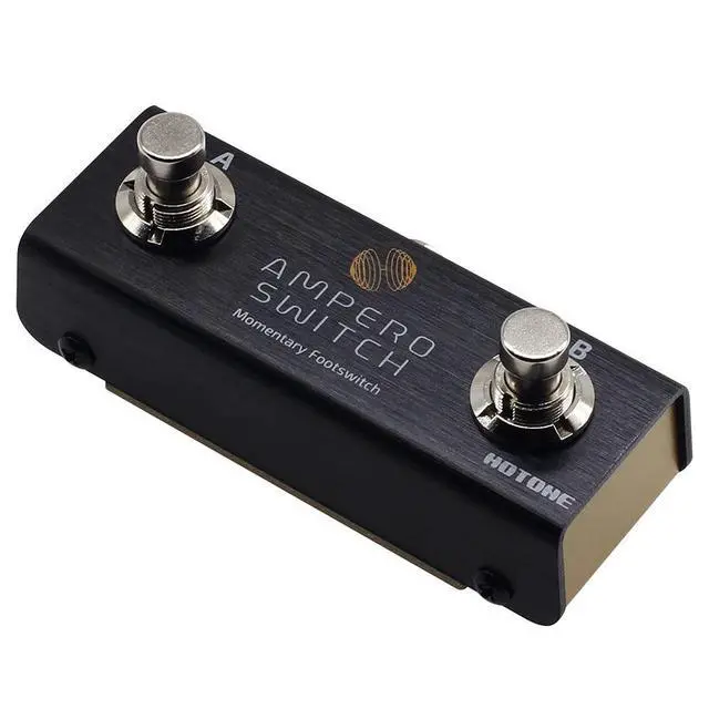 Alt view image 8 of 14 - Dual Footswitch Pedal Momentary 2-Way Pedal Foot Switch Controller Ampero Switch 6.35 mm