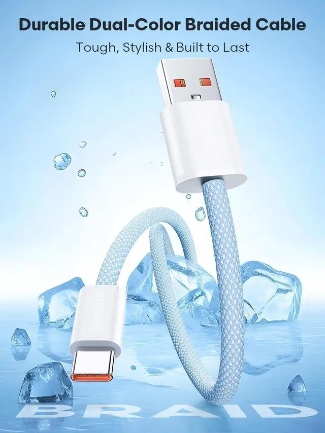 Alt view image 10 of 14 - USB C Cable 3FT 3-Pack, USB A to USB Type C Charger Cord, 3A Fast Charging Compatible with iPhone 15 16 17 Pro, Samsung S24/S23 S22/Note 20/10, Car Play, Apple iPad Android Accessories