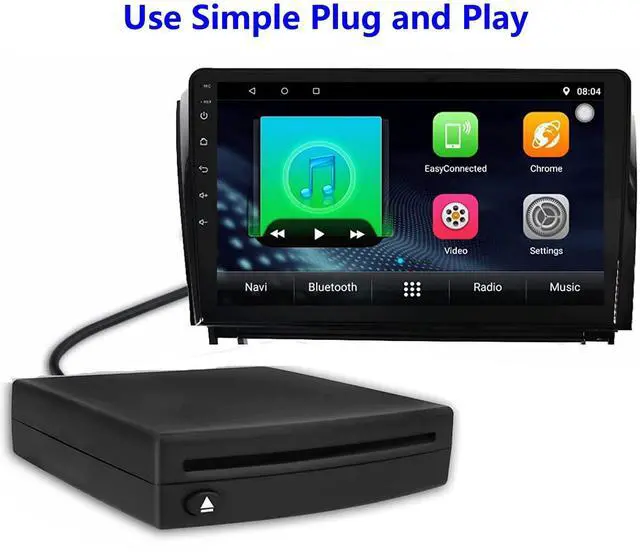 Alt view image 11 of 14 - External USB Car Universal CD Player,Vehicle CD Player for Car via USB Radio Connection Portable CD Player for Car Android Navigation with USB Port-Plug and Play