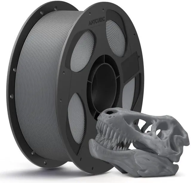 Alt view image 8 of 14 - PLA 3D Printer Filament, 3D Printing PLA Filament 1.75mm Dimensional Accuracy +/- 0.02mm, 1KG Spool (2.2 lbs), Texture Grey
