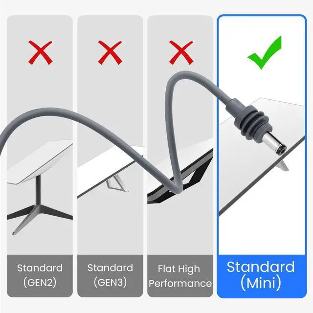 Alt view image 9 of 14 - Starlink Mini Car Adapter, Starlink Mini Cable 3 in 1, 12v-24v Adapter Dc Power Cable with Digital Display, Waterproof 18awg Car Power Supply for Trucks, Buses, Ships.(10FT)