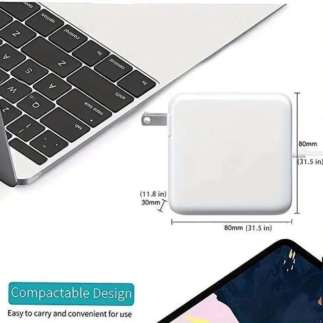 Alt view image 11 of 12 - Mac Book Pro Charger - 60W Mag 2 Power Adapter,Compatible with Between 2012-2017 & A1502