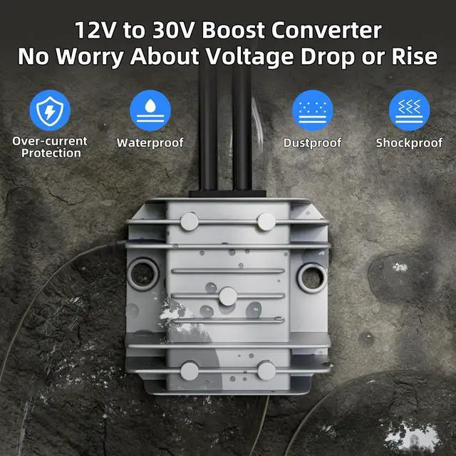 Alt view image 8 of 12 - Starlink Mini Cable Car Adapter with Step Up Converter, 12V Power Cable with Cigarette Lighter Plug, 10-28V to 30V 3.5A Conversion Kit for Truck RV No Worry About Voltage Drop or Rise
