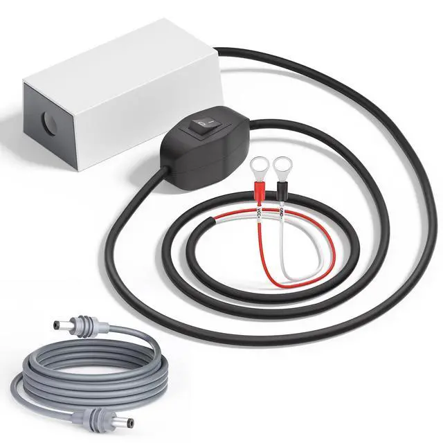 Alt view image 8 of 14 - Starlink Mini 12V Battery Adapter with Switch 12V-24V to 30V 2A Step Up Converter Starlink Mini DC Power Supply Adapter Direct to Battery Cable O-Ring No Voltage Drop Waterproof for Truck,RV,Camping