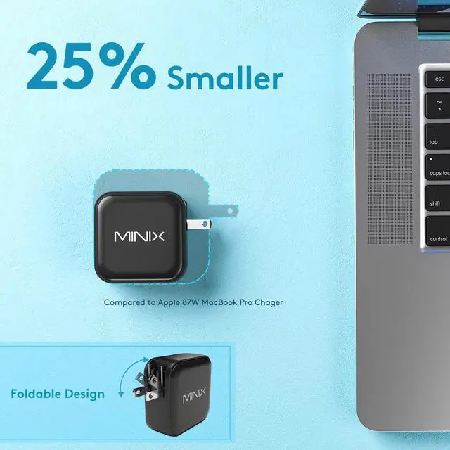 Alt view image 14 of 14 - P3 100W Turbo 4-Port GaN Wall Charger, 3 x USB C port Fast Charging Power Adapter(Max 100W/20W), 1 USB-A (Max 18W). Compatible with MacBook Pro Air, iPad Pro, iPhone 17/16 Pro Max,Galaxy S23