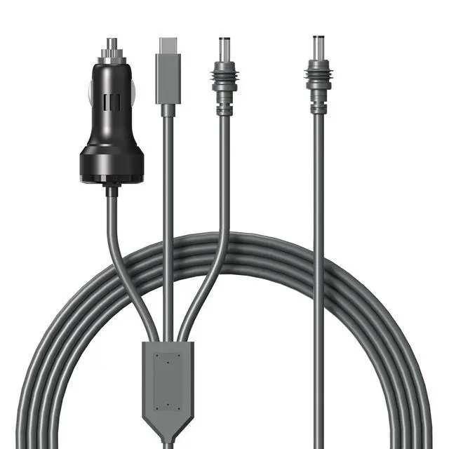 Alt view image 8 of 14 - 3 in 1 Starlink Mini Cable 16.4FT/ 5M, High-Speed USB C/Car Charger/DC to DC Replacement Cable for Starlink Mini Power, Waterproof Extension Power Accessories