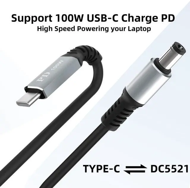 Alt view image 5 of 7 - for Starlink Mini USB C to DC Power Cable, Starlink Mini USB C Cable for 65W+ PD Power Bank, Max Power 100W, Small and Portable Starlink Mini Cable Kit
