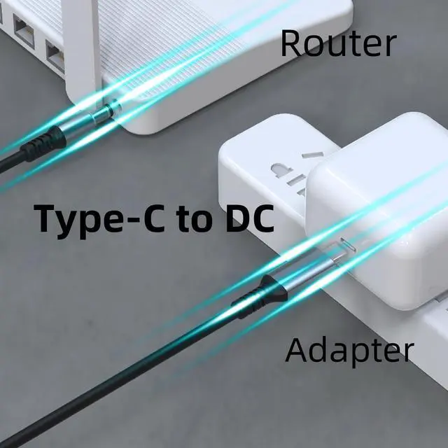 Alt view image 4 of 7 - for Starlink Mini USB C to DC Power Cable, Starlink Mini USB C Cable for 65W+ PD Power Bank, Max Power 100W, Small and Portable Starlink Mini Cable Kit