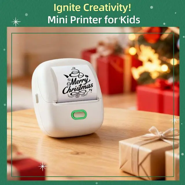 Alt view image 9 of 14 - Sticker Printer Mini Printer S002 PrintPods Bluetooth Portable Sticker Maker with 1 Roll Paper Thermal Inkless Label Maker Machine Impresora Portátil Instant Print for Notes, Journal, DIY, Gift