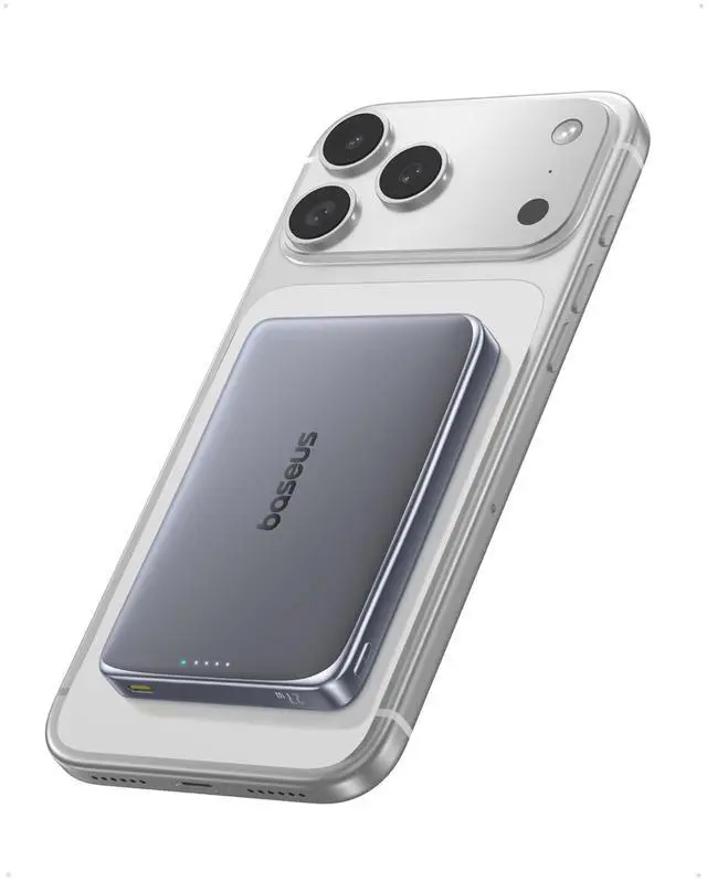 Alt view image 8 of 14 - Power Bank, 0.5" Ultra Slim 10000mAh MagSafe Portable Charger, 27W Fast Charging Magnetic Battery Pack, Upgraded Polished Alloy Wireless Charger for iPhone 17 Pro Max/Air/16/15/14/13/12