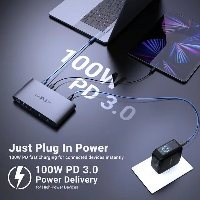 Alt view image 14 of 14 - K1 USB C KVM Switch 1 Monitors 2 Computers, 4K@120Hz HDR, 100W PD 3.0, Dual USB-C Input KVM Switches, Share Keyboard & Mouse, Aluminum Design, Compatible with Windows, Mac, Linux, Android