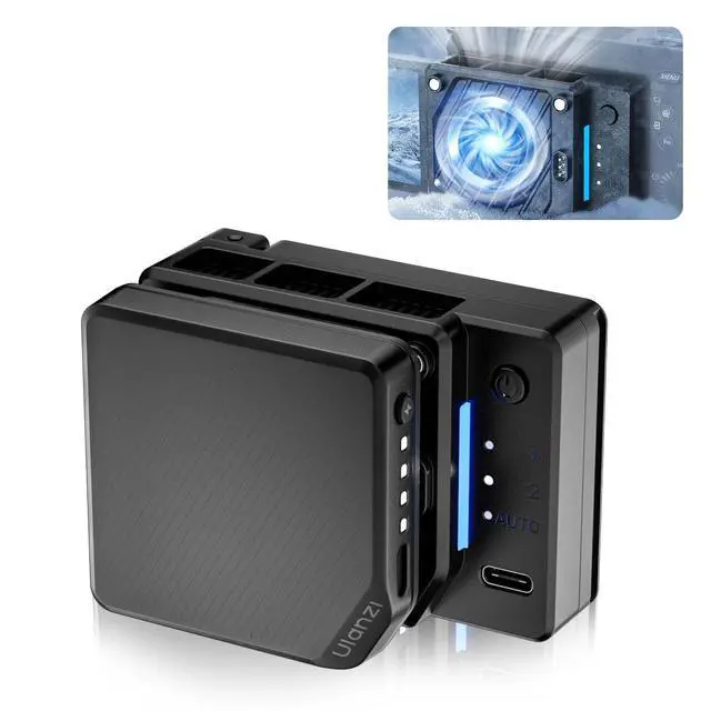 Alt view image 8 of 14 - CU01 Camera Cooler Kit for DSLR & Mirrorless, Semiconductor Cooling Fan with 3000mAh Magnetic Rechargeable Battery, 3 Speeds, Auto Temp Control Cooling for Video Recording(Battery+Cooler)