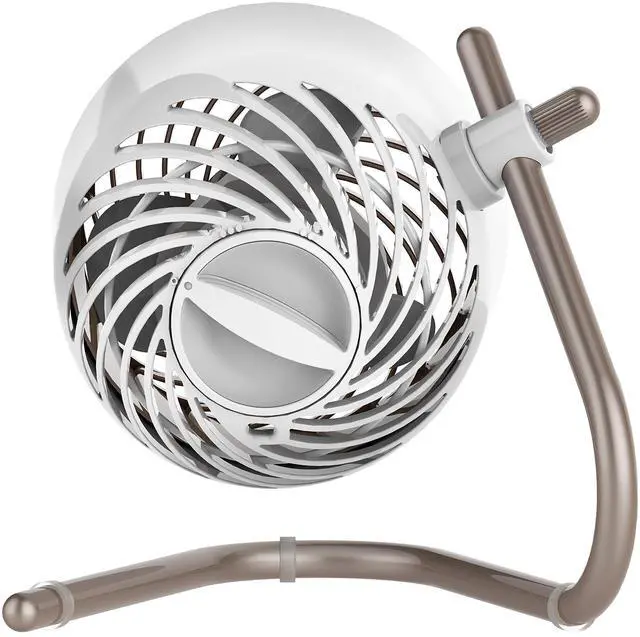 Alt view image 8 of 10 - Pivot Personal Air Circulator Fan, 6-inch, Quiet Portable for Travel, 3 Speed Settings, Targeted Cooling Airflow, 360-Degree Adjustable Axis, Fan for Bedroom, Office, And Desktop, Copper