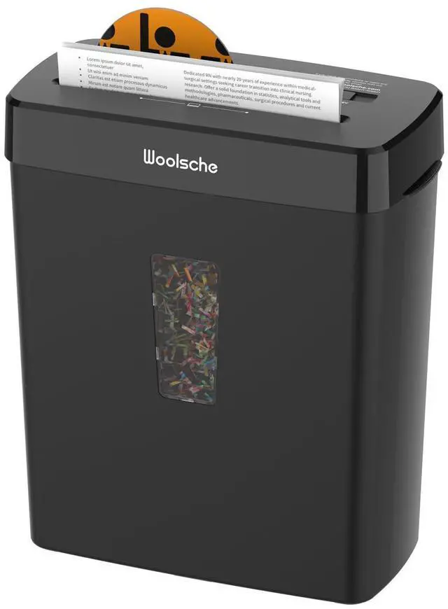 Alt view image 8 of 14 - Paper Shredder for Home,10-Sheet Cross Cut with 13L Basket, P-4 Security Level,3-Mode Design - Shreds CD and Credit Card,Shredders for Home Use
