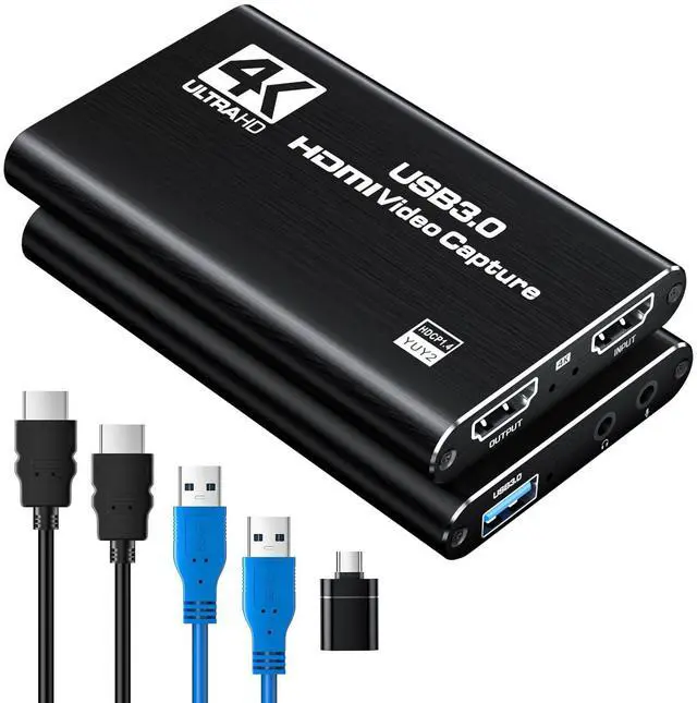 Alt view image 8 of 14 - HDMI Capture Card for Streaming, Full HD 1080P 60FPS Capture USB 3.0 Game Audio Video Capture Card,for Streaming Camera/Xbox/PS4/PS5/Switch/PC