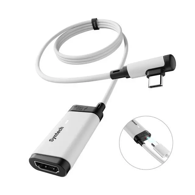 Alt view image 8 of 14 - 2K@30Hz Video Capture Card with 100W PD Charging 5FT Compatible with Quest 3S/3/2, Made for Meta, 4K Input HDMI Female to USB-C Capture Card for Stream VR Game Recording for Switch, PS5, iPad
