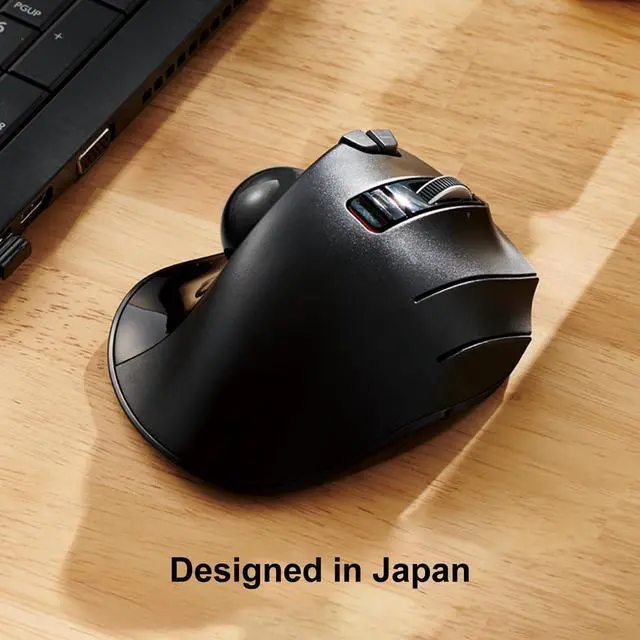 Alt view image 14 of 14 - EX-G Trackball Mouse, 2.4GHz USB Wireless, Ergonomic Design, Thumb Control, Smooth Roller Ball, Optical Tracking, 6 Programmable Buttons, Tilt Scroll, Computer Mice for Laptop PC, Windows & Mac