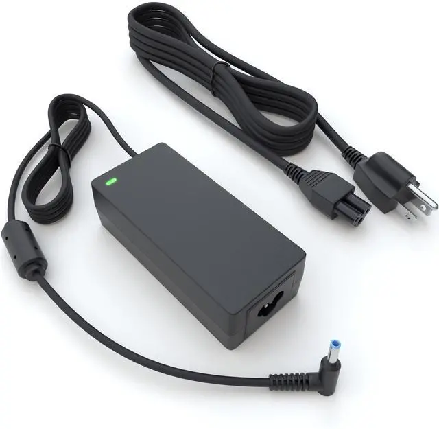 Alt view image 8 of 14 - 19.5V 65W 45W UL Listed 14Ft Long HP Smart Blue Tip AC Adapter for Many Models Including X360 Pavilion, Envy, Spectre, Elitebook, ProBook, Stream, and More Laptop Power-Supply Charger Cord