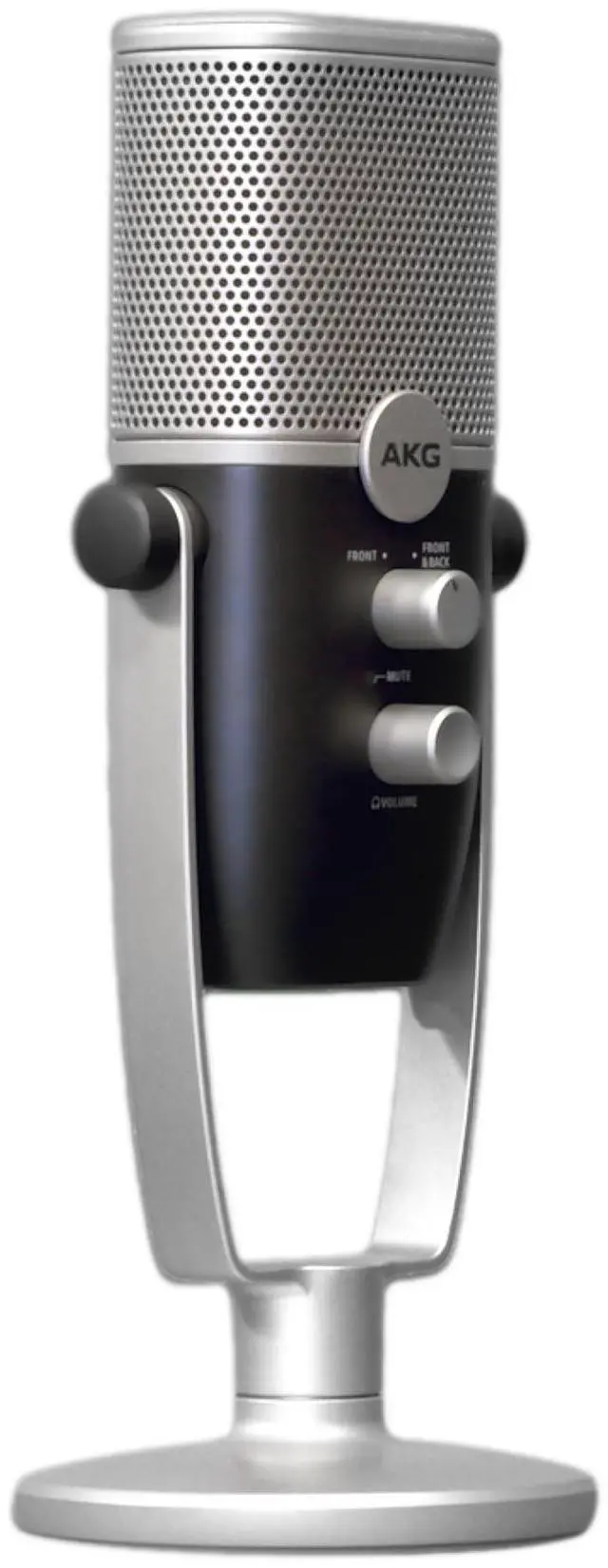 Alt view image 10 of 14 - Pro Audio Ara Professional USB-C Condenser Microphone, Dual Pattern Audio Capture Modes for Podcasting, Video Blogging, Gaming and Streaming, Blue & Silver