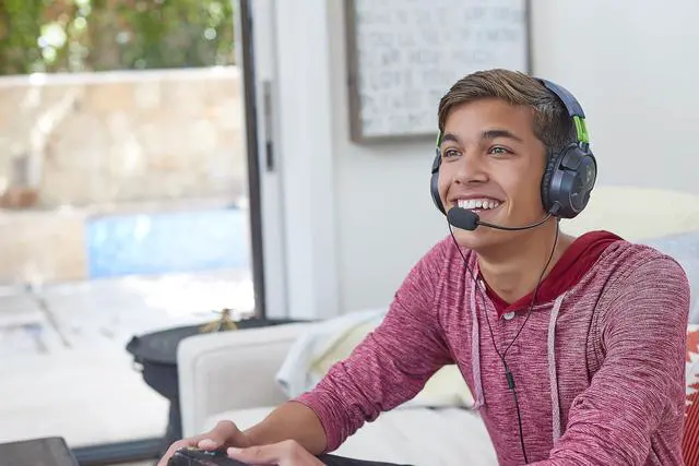 Alt view image 14 of 14 - 50 Xbox Gaming Headset Officially Licensed for Xbox Series X|S, Xbox One, and Windows PCs with 3.5mm Also works with PS5, PS4, and Mobile Devices, Removable Mic, 40mm Speakers