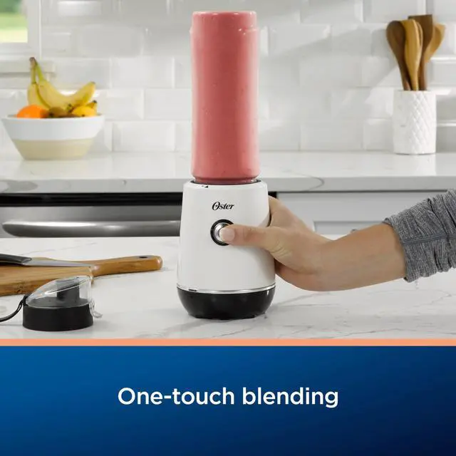 Alt view image 8 of 12 - Plus Personal Blender 20-Oz BPA-Free Portable 500-Watt with a One-Touch Function Stainless Steel Blade and 3-Year Satisfaction Guarantee