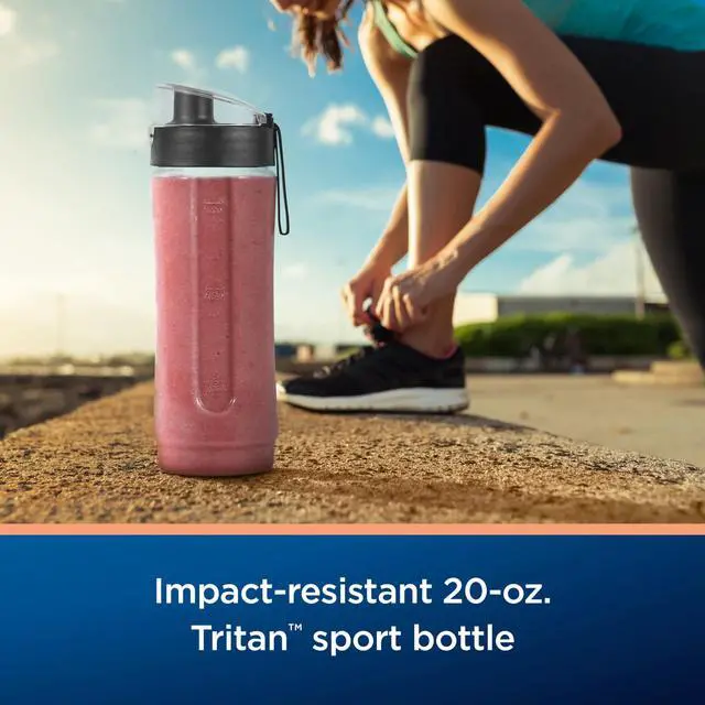 Alt view image 11 of 12 - Plus Personal Blender 20-Oz BPA-Free Portable 500-Watt with a One-Touch Function Stainless Steel Blade and 3-Year Satisfaction Guarantee