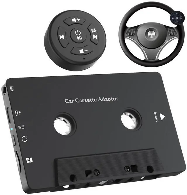 Alt view image 13 of 14 - Car Audio Bluetooth 5.1 Cassette Receiver, Cassette Bluetooth Adapter for Car Tape Player, Wireless Cassette Aux Adapter with Hands-Free Calling, Compatibility with Smartphones, Tablets, MP3, TF Card