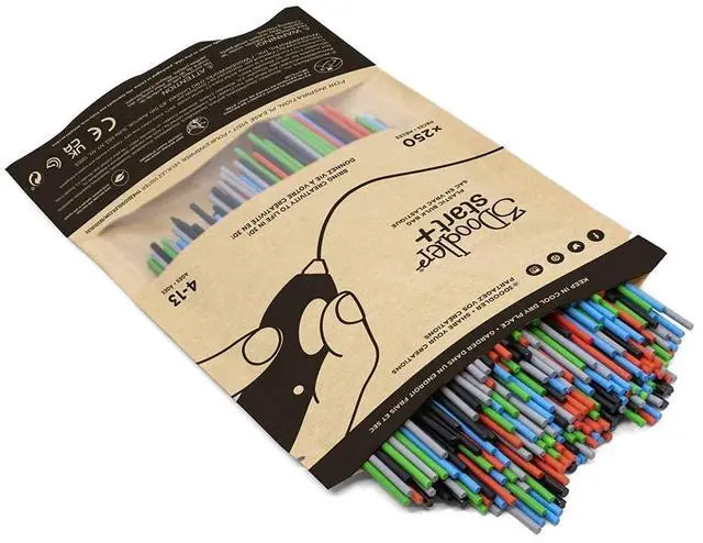 Alt view image 4 of 4 - Start 3D Printing Filament Refill Bag for 6+ years old (x250 Strands, Over 1250 ft. of Extruded Plastic) - Primary Pow