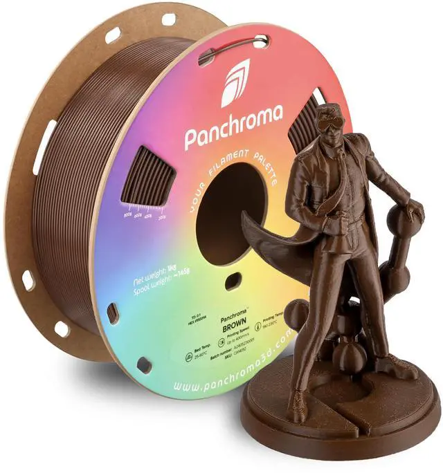 Alt view image 8 of 14 - CoPE 3D Printer Filament, Brown 3D Printing Filament 1.75mm 1kg, Prints Better Than PLA, Enables High Speed Printing, Compatible with Most 3D Printer, Brown