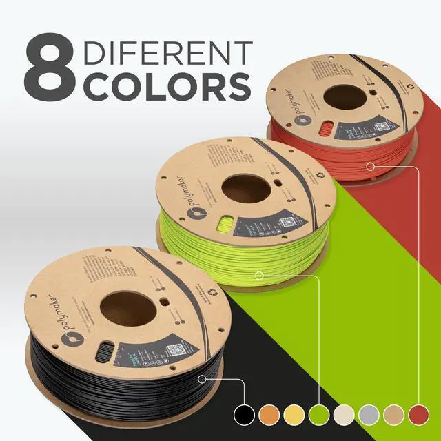 Alt view image 10 of 14 - Light Weight PLA Filament 1.75mm Grey 0.8kg, PolyLite 3D Printer PLA Filament Grey Low Density, Print with Most 3D Printers