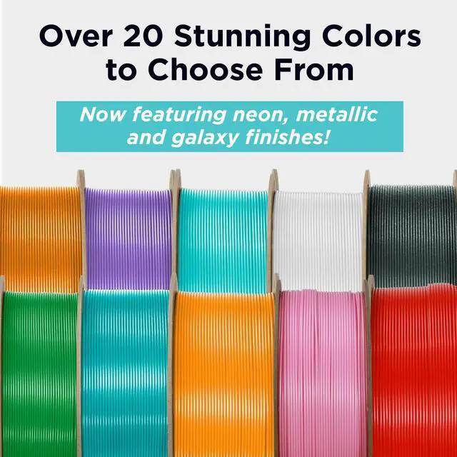 Alt view image 10 of 14 - ABS Filament 1.75mm White, 3D Printer Filament 1.75mm Heat Resistant 1kg - PolyLite ABS 3D Printing Filament 1.75mm, Strong & Durable, Dimensional Accuracy +/- 0.03mm